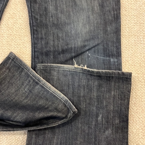 7 for all mankind BOOTCUT dark denim jeans 38/35 - Picture 11 of 12
